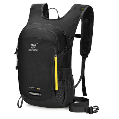 SKYSPER Small Hiking Backpack 15L Lightweight Travel Daypack for Camping Travelling Breathable Walking Daybag for Women Men
