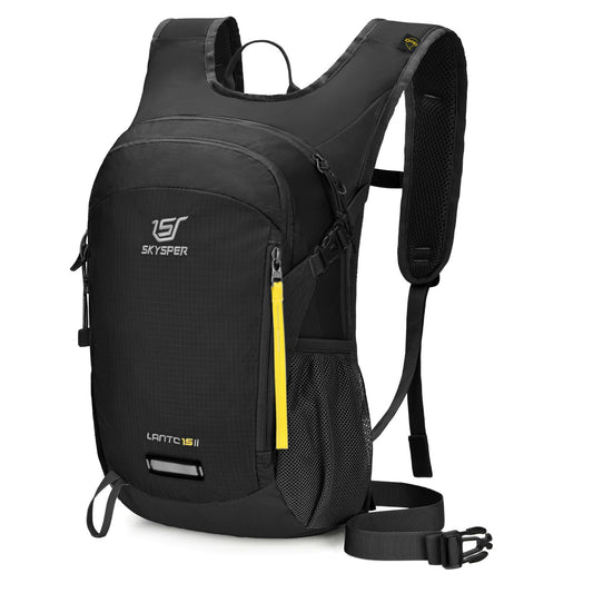 SKYSPER Small Hiking Backpack 15L Lightweight Travel Daypack for Camping Travelling Breathable Walking Daybag for Women Men