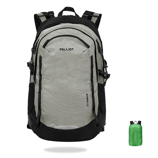 YSUJUAN 30L Hiking Daypack Waterproof Backpack for Women & Men Hiking Camping Outdoor Travel Day Backpack Pack with Rain CoveGrey