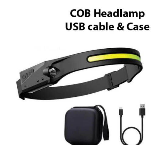 LUXPOWER 230° Wide Angle USB Rechargeable LED Headlamp