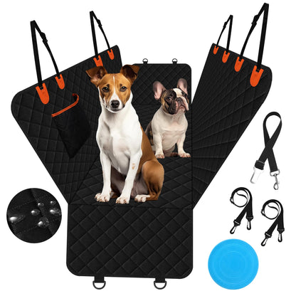Dog Car Seat Cover for Back Pet Seat Waterproof Scratch Proof Dog Car Bed Nonslip Durable Soft Back Dog Hammock for Car SUV Truck
