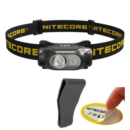 Nitecore HA11 Camping Headlamp 240 Lumen Ultra Lightweight use 1xAA Battery with Multi-Purpose Clip (Strap Headband)