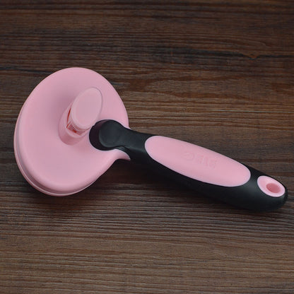 Self-Cleaning Round Head Pet Grooming Brush