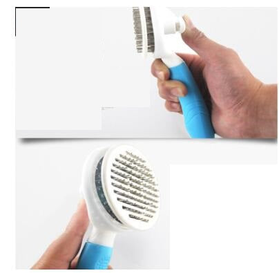 Self-Cleaning Pet Brush for Dogs and Cats