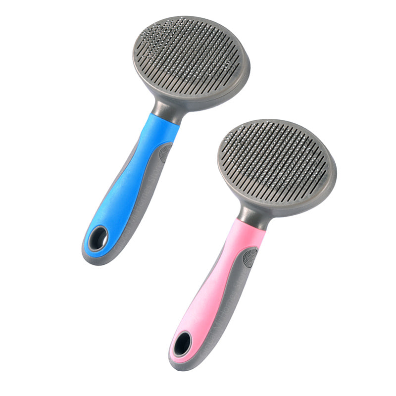 Self-Cleaning Stainless Steel Pet Brush for Dogs and Cats