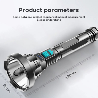 USB Rechargeable LED Flashlight with High Brightness
