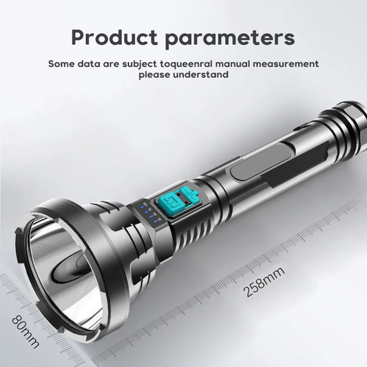 USB Rechargeable LED Flashlight with High Brightness