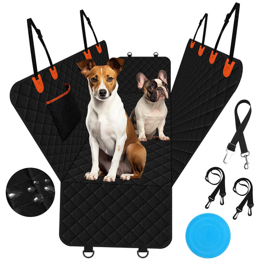 Dog Car Seat Cover for Back Pet Seat Waterproof Scratch Proof Dog Car Bed Nonslip Durable Soft Back Dog Hammock for Car SUV Truck