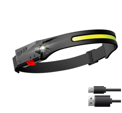 LUXPOWER 230° Wide Angle USB Rechargeable LED Headlamp